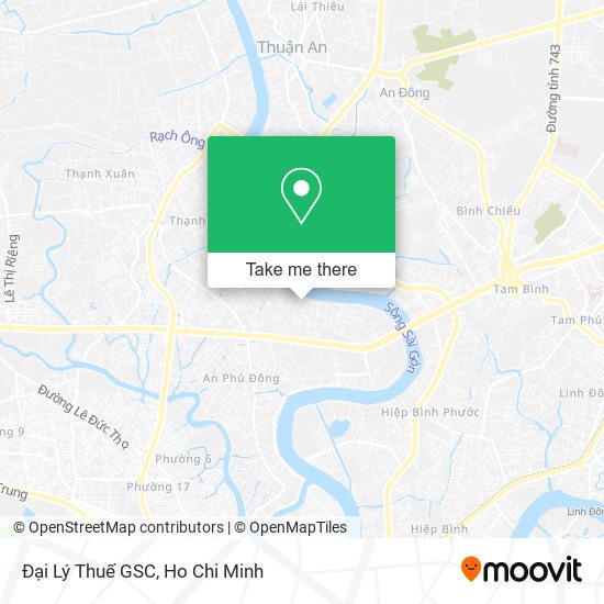 Đại Lý Thuế GSC map