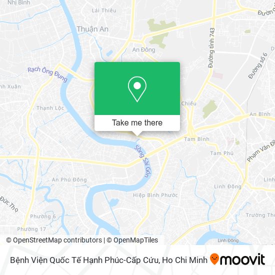 Bệnh Viện Quốc Tế Hạnh Phúc-Cấp Cứu map