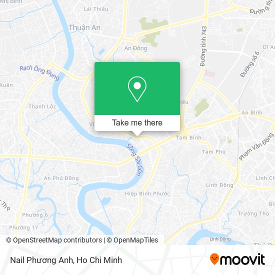 Nail Phương Anh map