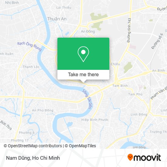 Nam Dũng map
