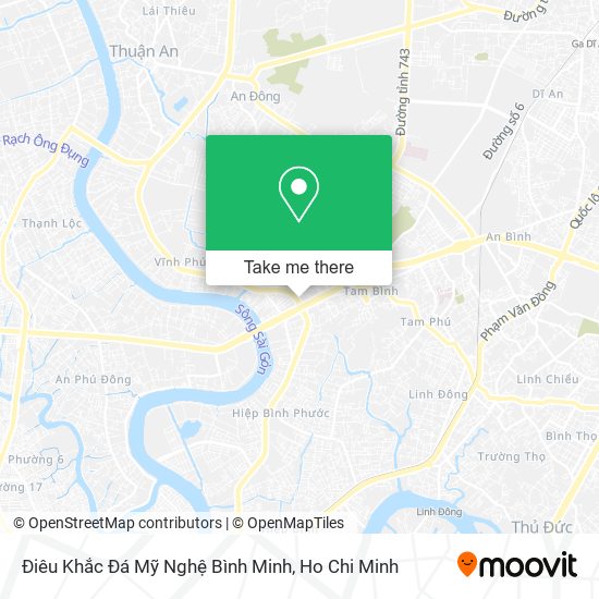 Điêu Khắc Đá Mỹ Nghệ Bình Minh map