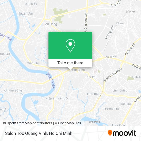 Salon Tóc Quang Vinh map