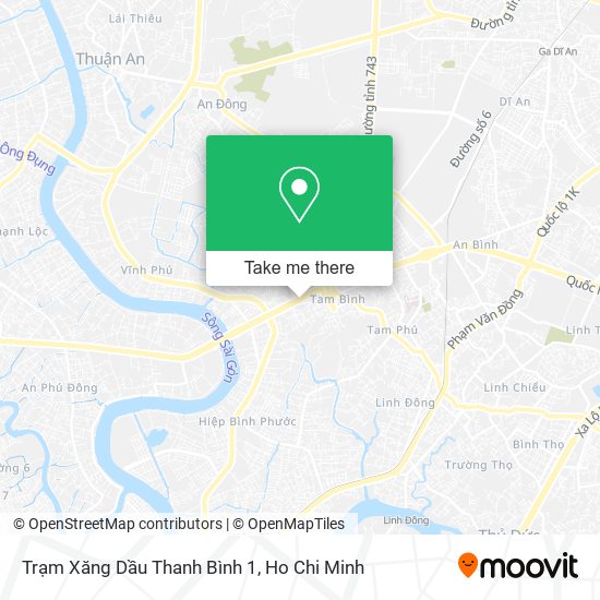 Trạm Xăng Dầu Thanh Bình 1 map