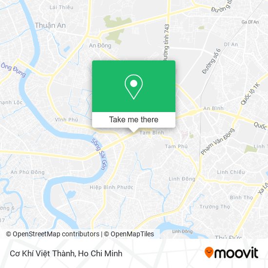 Cơ Khí Việt Thành map