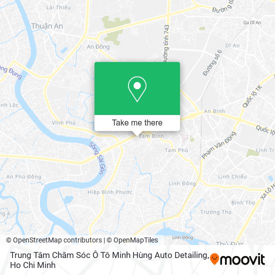 Trung Tâm Chăm Sóc Ô Tô Minh Hùng Auto Detailing map
