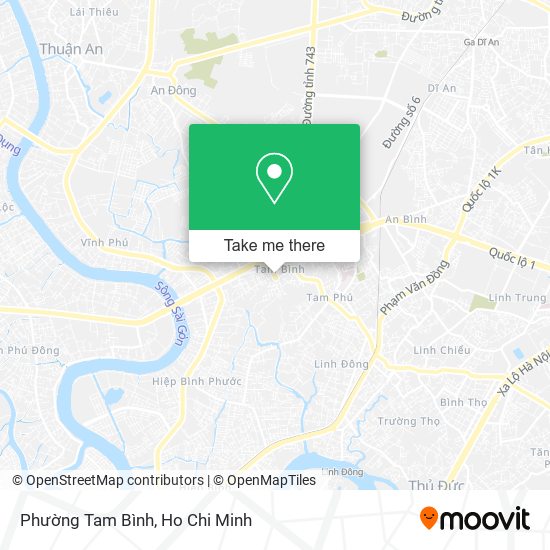Phường Tam Bình map