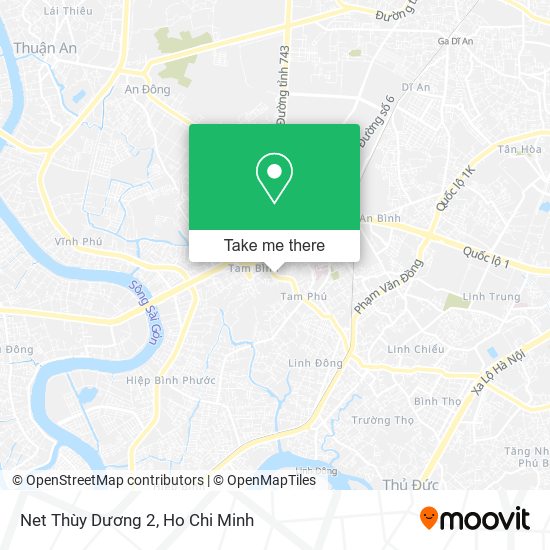 Net Thùy Dương 2 map