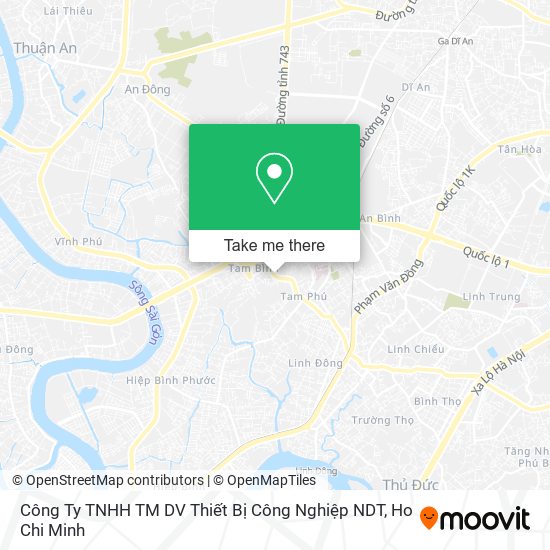 Công Ty TNHH TM DV Thiết Bị Công Nghiệp NDT map