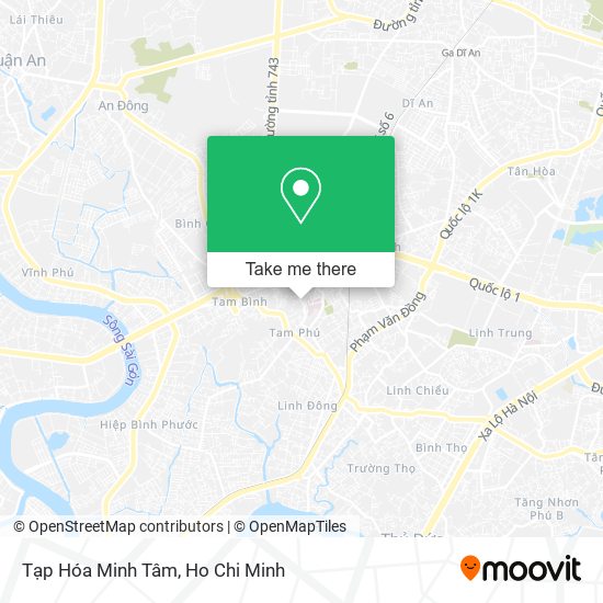 Tạp Hóa Minh Tâm map