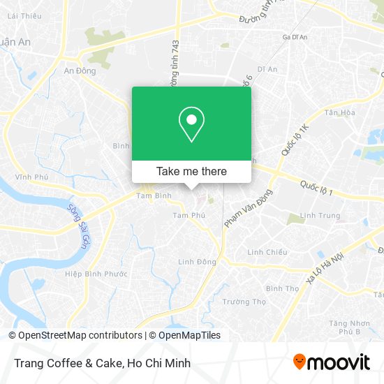 Trang Coffee & Cake map