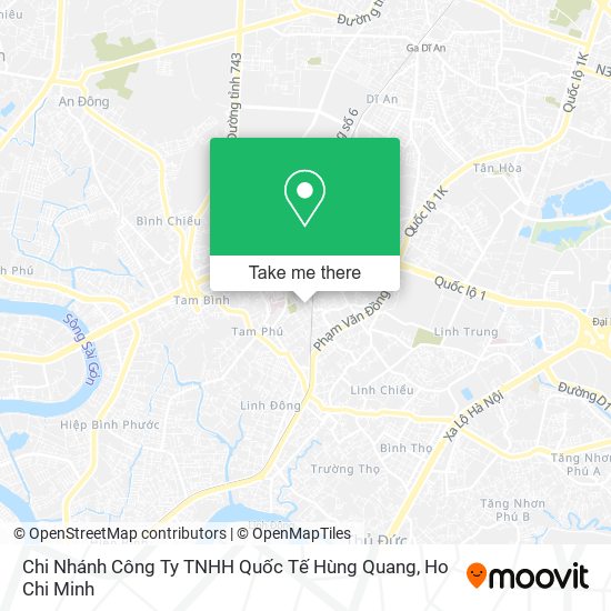 Chi Nhánh Công Ty TNHH Quốc Tế Hùng Quang map