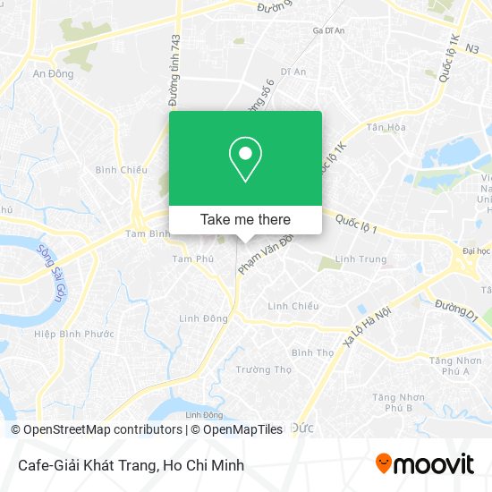 Cafe-Giải Khát Trang map