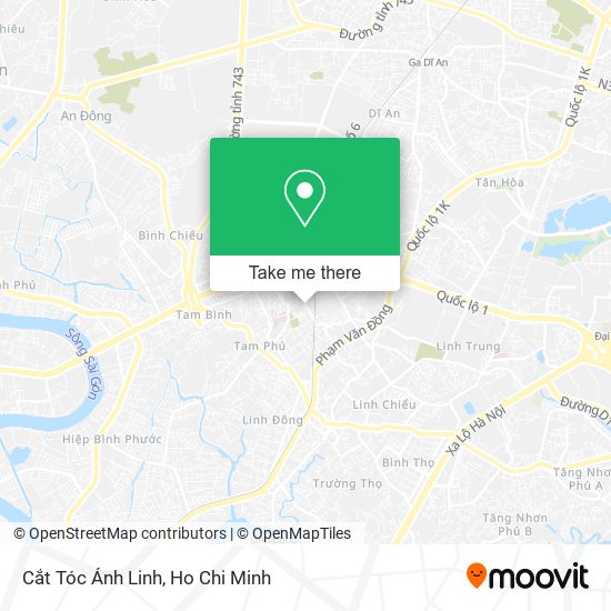 Cắt Tóc Ánh Linh map