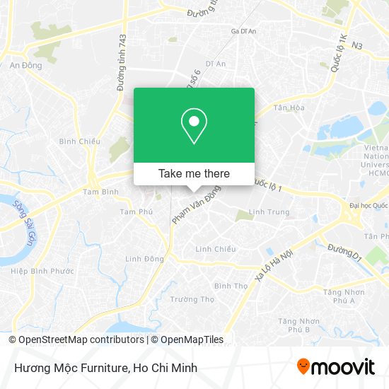 Hương Mộc Furniture map