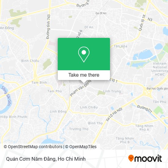 Quán Cơm Năm Đằng map