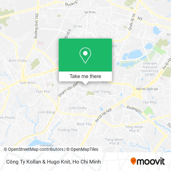 Công Ty Kollan & Hugo Knit map