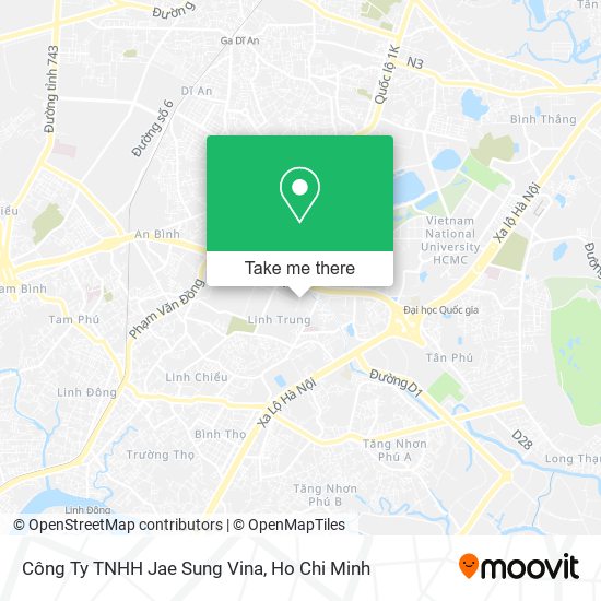 Công Ty TNHH Jae Sung Vina map
