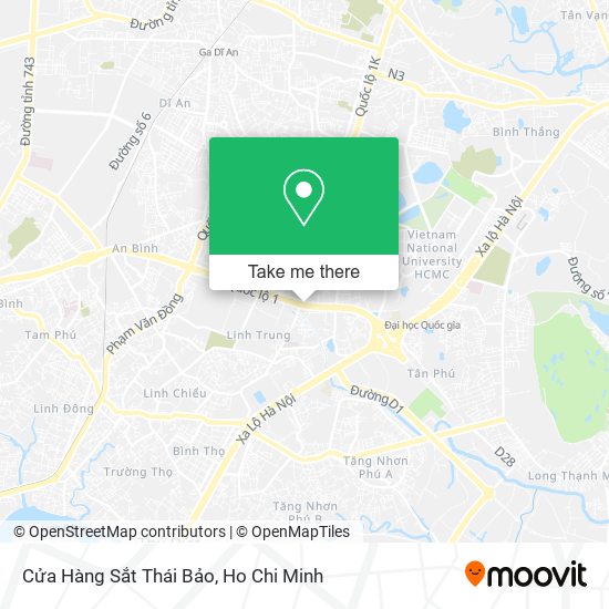 Cửa Hàng Sắt Thái Bảo map