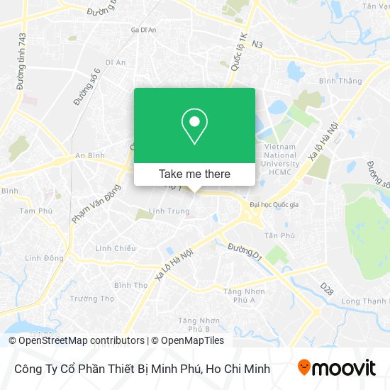 Công Ty Cổ Phần Thiết Bị Minh Phú map