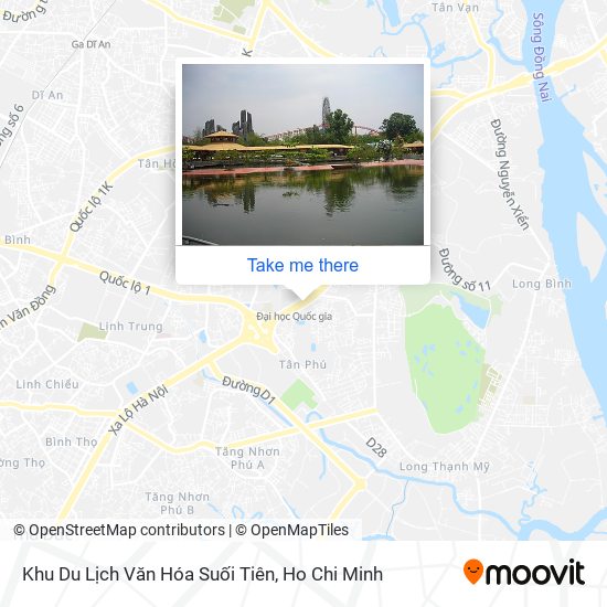 Khu Du Lịch Văn Hóa Suối Tiên map