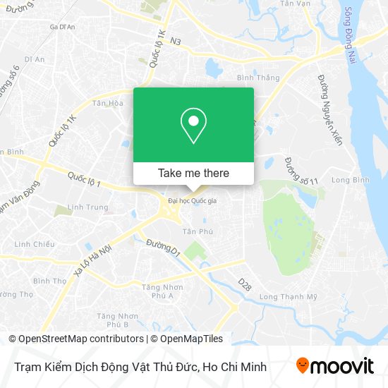 Trạm Kiểm Dịch Động Vật Thủ Đức map