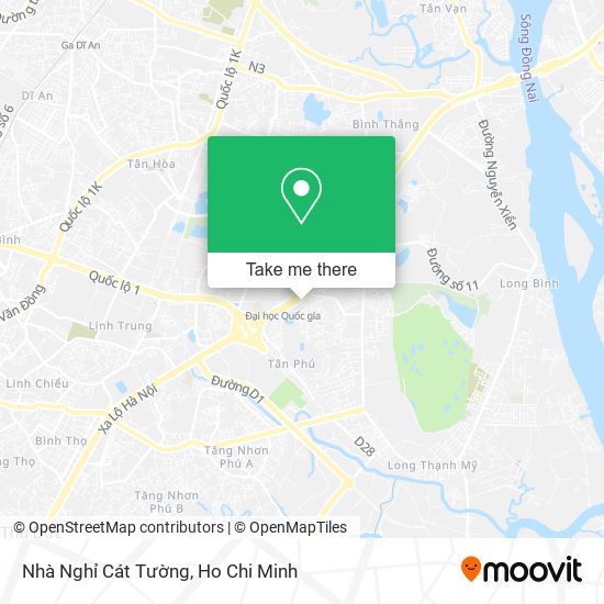 Nhà Nghỉ Cát Tường map