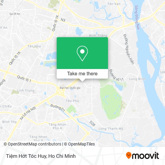 Tiệm Hớt Tóc Huy map