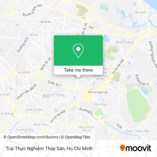Trại Thực Nghiệm Thủy Sản map