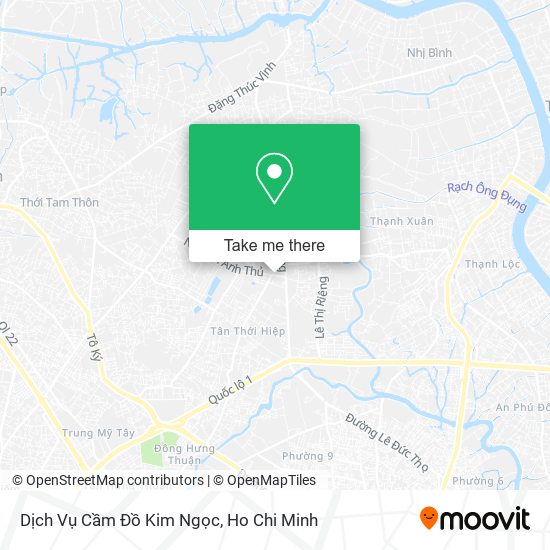 Dịch Vụ Cầm Đồ Kim Ngọc map