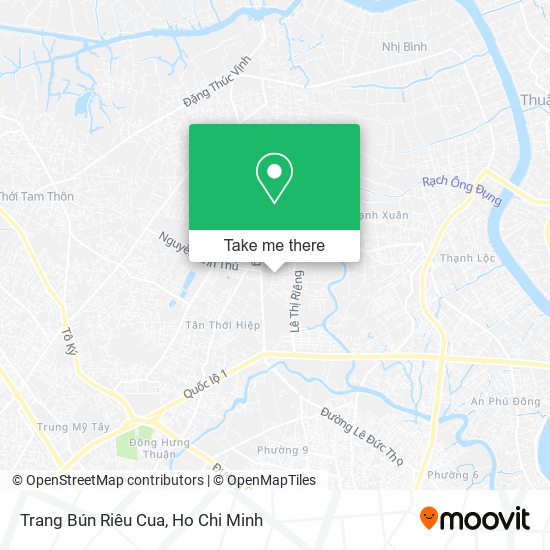 Trang Bún Riêu Cua map