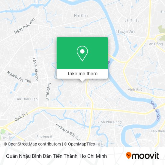 Quán Nhậu Bình Dân Tiến Thành map