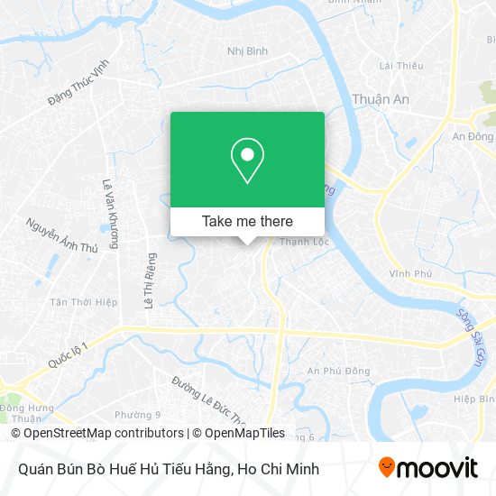 Quán Bún Bò Huế Hủ Tiếu Hằng map