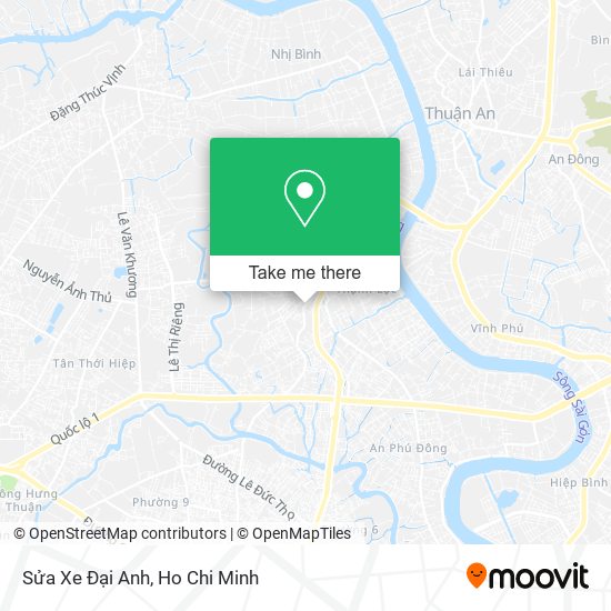 Sửa Xe Đại Anh map