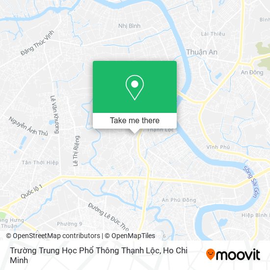 Trường Trung Học Phổ Thông Thạnh Lộc map