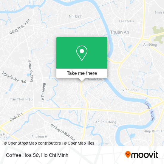 Coffee Hoa Sứ map