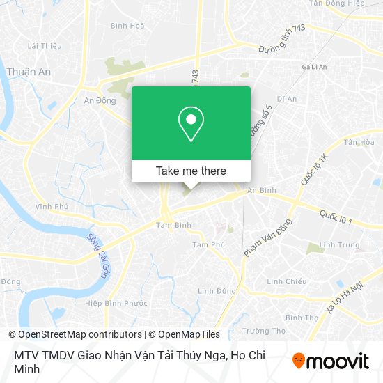 MTV TMDV Giao Nhận Vận Tải Thúy Nga map