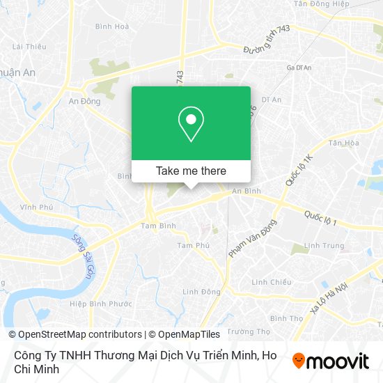 Công Ty TNHH Thương Mại Dịch Vụ Triển Minh map