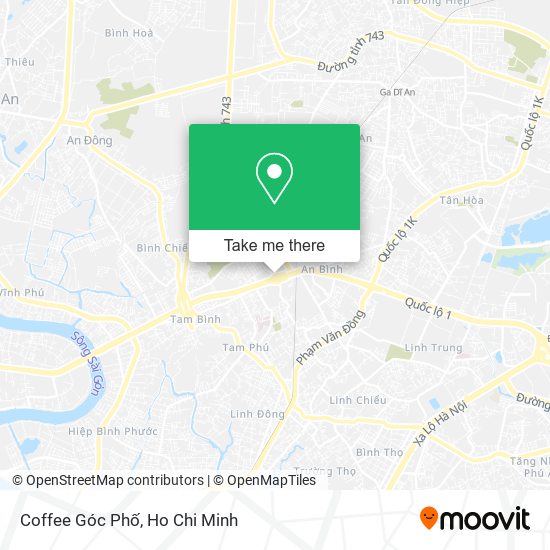 Coffee Góc Phố map