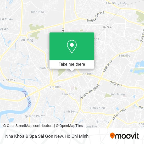 Nha Khoa & Spa Sài Gòn New map