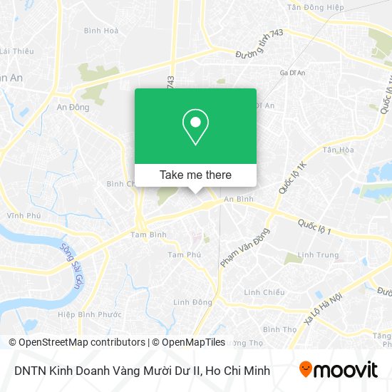 DNTN Kinh Doanh Vàng Mười Dư II map