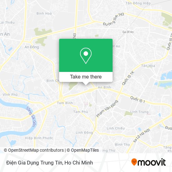 Điện Gia Dụng Trung Tín map