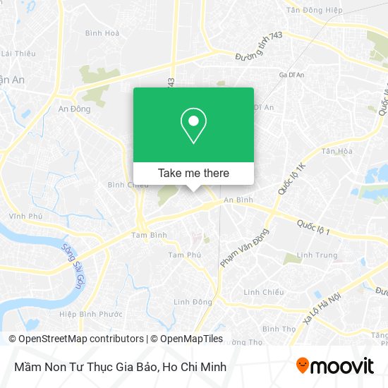 Mầm Non Tư Thục Gia Bảo map