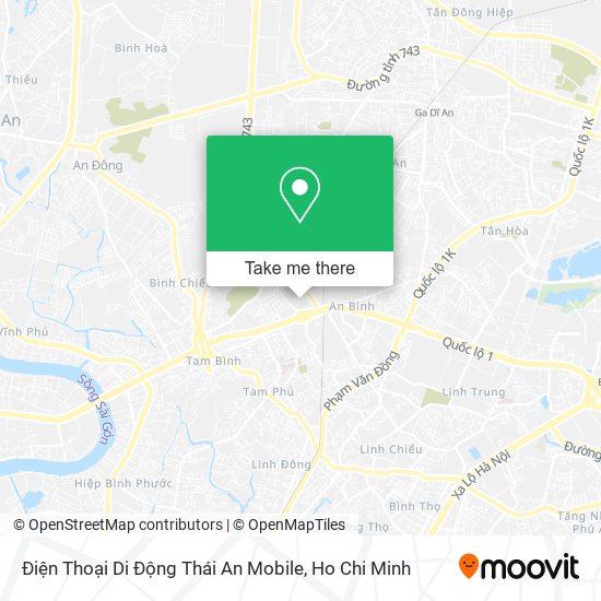 Điện Thoại Di Động Thái An Mobile map