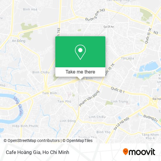 Cafe Hoàng Gia map