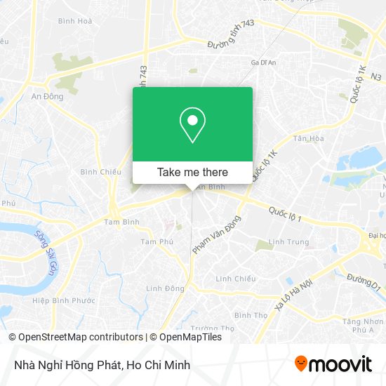 Nhà Nghỉ Hồng Phát map