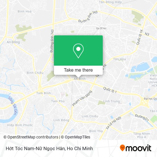 Hớt Tóc Nam-Nữ Ngọc Hân map