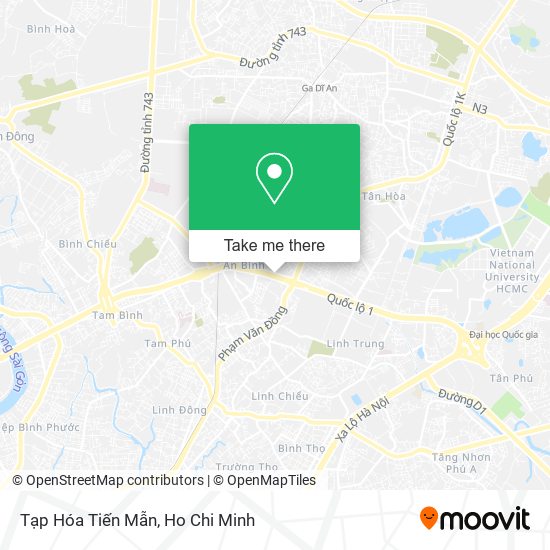 Tạp Hóa Tiến Mẫn map