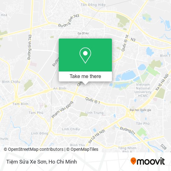 Tiệm Sửa Xe Sơn map