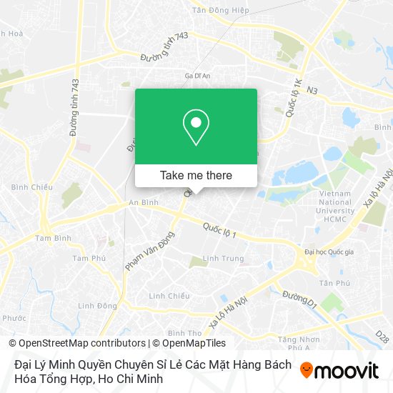 Đại Lý Minh Quyền Chuyên Sỉ Lẻ Các Mặt Hàng Bách Hóa Tổng Hợp map