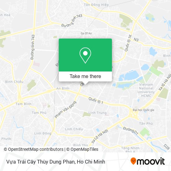 Vựa Trái Cây Thùy Dung Phan map